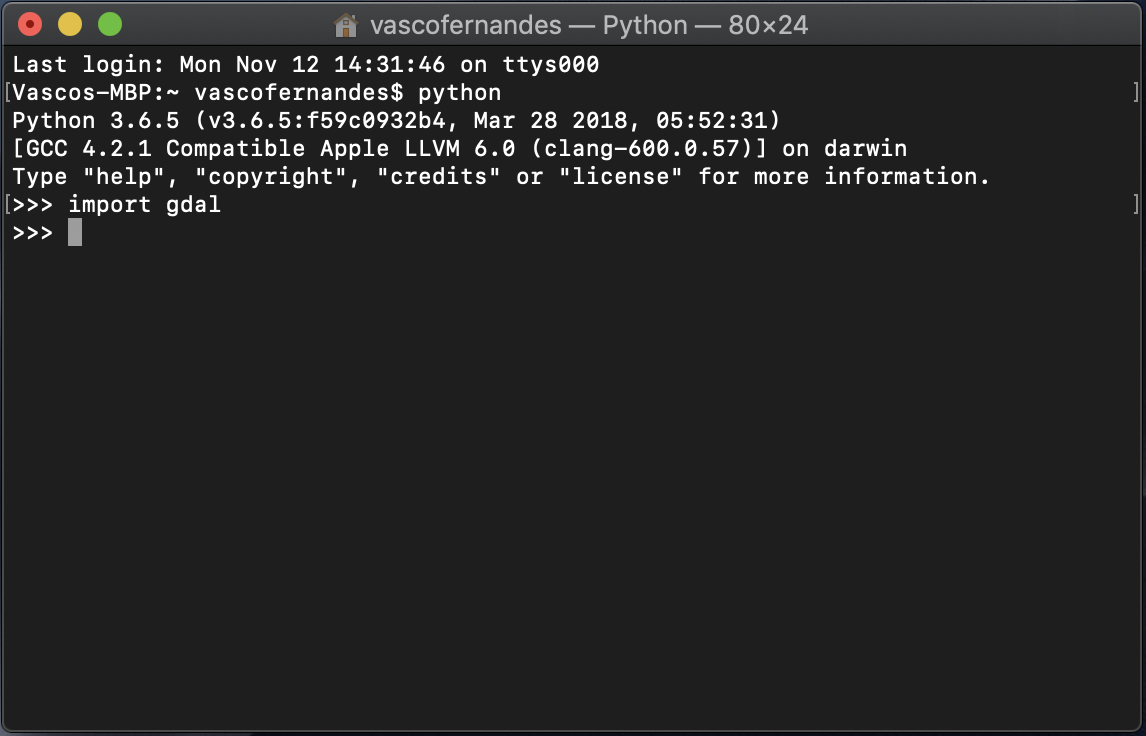 gdal install drivers for hdf4 on mac